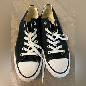SIZE 9 BLACK CONVERSE ALL STARS - LIMITED EDITION